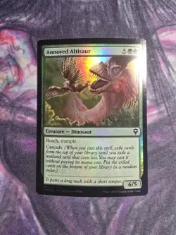 Annoyed Altisaur Commander Legends Foil - Image 1