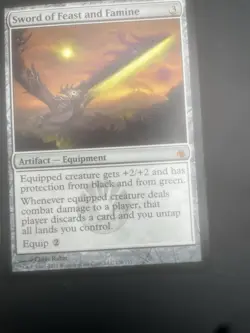 Sword of Feast and Famine – MTG Mirrodin Besieged Rare Equipment NM - Image 3