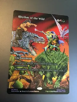 MTG TMNT PZA 0012 Rhythm of the Wild Borderless Foil (Source Material) - Image 1