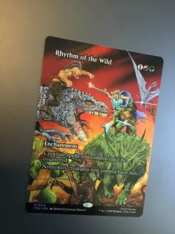 MTG TMNT PZA 0012 Rhythm of the Wild Borderless Foil (Source Material) - Image 2