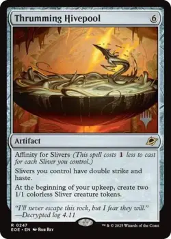 Thrumming Hivepool -Foil Near Mint MTG Promo Pack: Edge of Eternities - Image 1