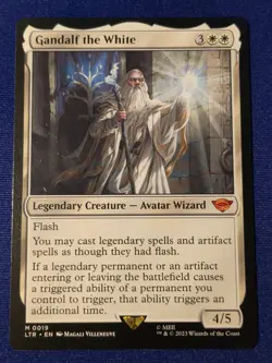 MTG Gandalf the White, NM-Mint, English Universes Beyond: LOTR: Tales of Middle- - Image 1