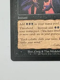 MTG Cabal Ritual Instant MTG Torment NM Magic The Gathering MJB - Image 5