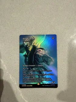 MTG Doom Variant Roaming Throne (Borderless) Foil 0099 - Marvel Super Heroes - Image 1
