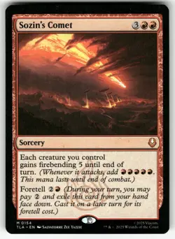 Sozin's Comet 154 Mythic Avatar: The Last Airbender Magic: The Gathering Foil NM - Image 1