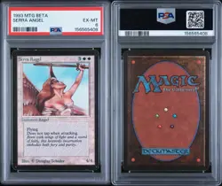 MTG Beta Serra Angel - PSA 6 - Image 3
