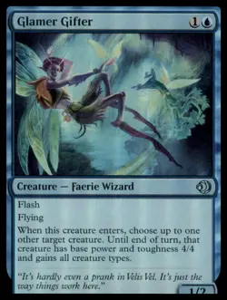 MTG Glamer Gifter Foil U Lorwyn Eclipsed 49 NM - Image 1