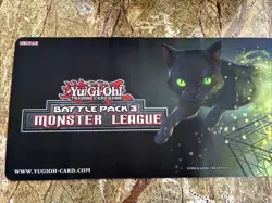 Yugioh Battle Pack 3 Monster League Quantum Cat Playmat Authentic RARE! - Image 2