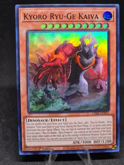 Yu-Gi-Oh! TCG Kyoro Ryu-Ge Kaiva CRBR-EN031 Crossover Breakers(SR)1st Edition NM - Image 1