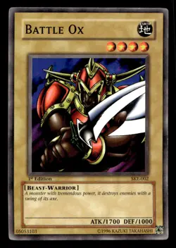 Battle Ox #SKE-002 Yu-Gi-Oh! TCG Single Card - Image 1
