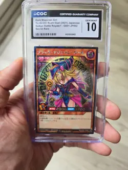 Yu-Gi-Oh! Dark Magician Girl RD/G001-JP002 Rush Duel Promo Japanese CGC 10 - Image 1