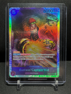 Eustass "Captain" Kid OP05-074 SR One Piece PRB-01 NM English - Image 1