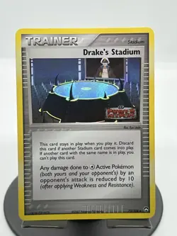 Pokemon TCG Drake’s Stadium 72/108 Power Keepers Reverse Holo Stamped LP - Image 1