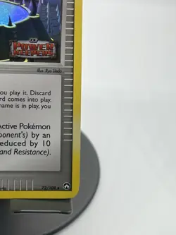 Pokemon TCG Drake’s Stadium 72/108 Power Keepers Reverse Holo Stamped LP - Image 4