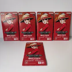 5x OP-13 Carrying On His Will Sleeved Blister Booster Pack Brand New - Image 1