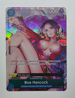 One Piece Boa Hancock ST03-013 Full Art Foil Promo English NM - Image 1