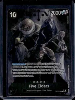 Five Elders OP13-082 SR Carrying On His Will Foil Alt Art English - Image 1