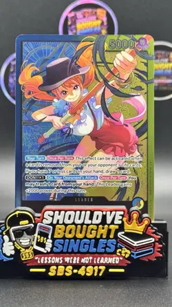 One Piece Nami OP11-041 Leader Alternate Art AA OP11 A Fist of Divine Speed NM/M - Image 1