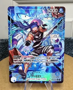 Buggy OP16-041 Leader Alt Art One Piece Card Game Near Mint - Image 1