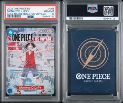 2026 ONE PIECE PROMOS COLLEGE BASKETBALL: US VOYAGE MONKEY D. LUFFY PSA 10 - Image 3