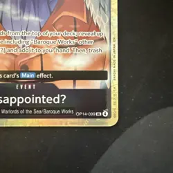 DisappointedU Crocodile OP14-099 Premium Card Collection Vol 6 Alt Art - Image 5