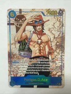 One Piece TCG Portgas D. Ace OP13‑119 Alt Art SEC Carrying on His Will - Image 1
