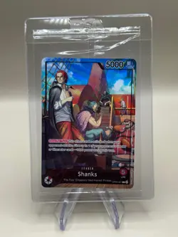 Shanks (2025 PSA Magazine Promo) OP09-001 One Piece Promotion Cards Foil SEALED - Image 1
