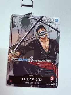 Roronoa Zoro OP01-001 L 25th Anniversary Premium Collection Japanese One Piece - Image 1