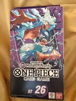 One Piece Card Game Starter Deck Purple Black Monkey D Luffy - Image 1