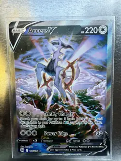 2022 Pokemon SWSH09: Brilliant Stars Arceus V (Alternate Full Art) #166/172 - Image 2