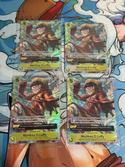Sealed Monkey.D.Luffy (Illustration Box Vol.3) - One Piece Promotion Cards X4 - Image 1