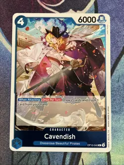 One Piece CCG Royal Blood (OP10): Cavendish (OP10-045) - Image 1