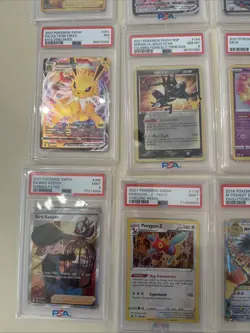 Lot Of 12 Pokemon Slabs All PSA 7 To 9 Mew Greninja Jolteon Mega Ex More Steal! - Image 2
