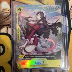 • Baby 5 • OP12-112 Alt Art Holo Premium Card Collection Promo One Piece TCG NM - Image 1