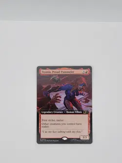 MTG Titania, Proud Pummeler (Extended Art) Regular 374- Commander: Marvel (MSC) - Image 1