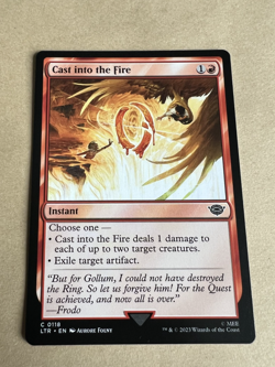MTG - Cast into the Fire - The Lord of the Rings: Tales of Middle-Earth - Image 1