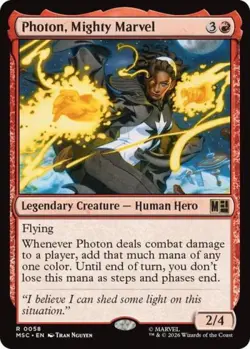 ~ Photon, Mighty Marvel ~ NM ~ Commander: Marvel Super Heroes ~ MTG ~ - Image 1
