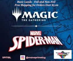 MTG Spider-man Basic Land You Pick 99 cents One Low Shipping Cost Marvel Magic - Image 1