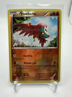 Pokemon - Hawlucha - 48/124 - REVERSE HOLO - XY - Fates Collide - NM/M - Image 1