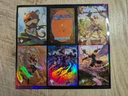 Mtg Magic promo decal sticker sheet Official WotC FOIL - Image 1