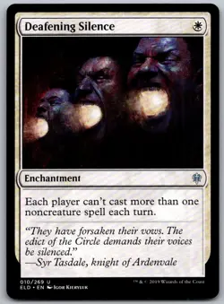 Deafening Silence 10 Uncommon Throne of Eldraine Magic: The Gathering Near Mint - Image 1