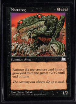 Necratog 1997 Uncommon Vintage Weatherlight Magic The Gathering Near Mint - Image 1
