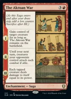 x1 The Akroan War - Deck Exclusive R MTG Commander Legends: Battle for Baldur's - Image 1