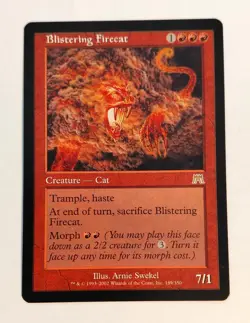 Magic The Gathering Blistering Firecat Onslaught Nr/Mt Rare - Image 1