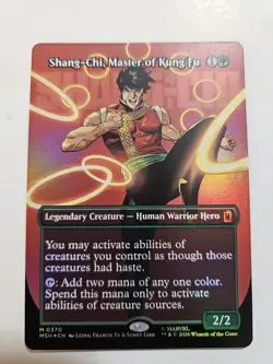 Foil Shang-Chi, Master of Kung Fu Borderless - Marvel Super Heroes 0370 Mtg - Image 1