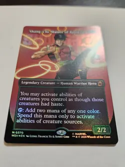 Foil Shang-Chi, Master of Kung Fu Borderless - Marvel Super Heroes 0370 Mtg - Image 2