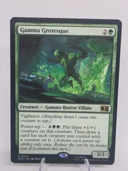Gamma Grotesque 562 Rare Commander: Marvel Super Heroes Magic: The Gathering NM - Image 1
