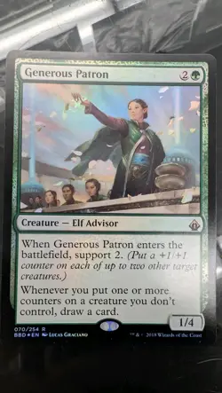 Generous Patron Battlebond Foil Magic Card - Image 2