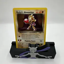 Pokemon TCG: Gym Heroes Unlimited Rocket's Hitmonchan 11/132 Holo Rare - Image 1