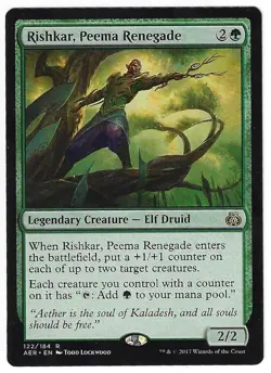 Rishkar, Peema Renegade - MTG Magic the Gathering - Near Mint !!! - Image 1